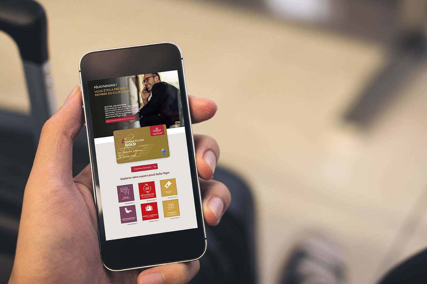 You can reach <b>Safar Flyer Gold status</b> by accumulating <b>35,000 Status miles</b> or <b>30 Status flights</b> in one calendar year on flights operated by Royal Air Maroc or any other member airline of the <strong>one</strong>world Alliance.